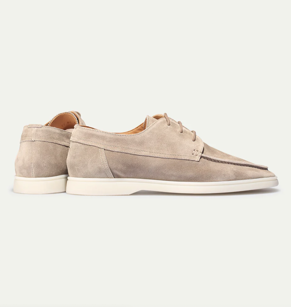 Men's Suede Lace Up Loafers