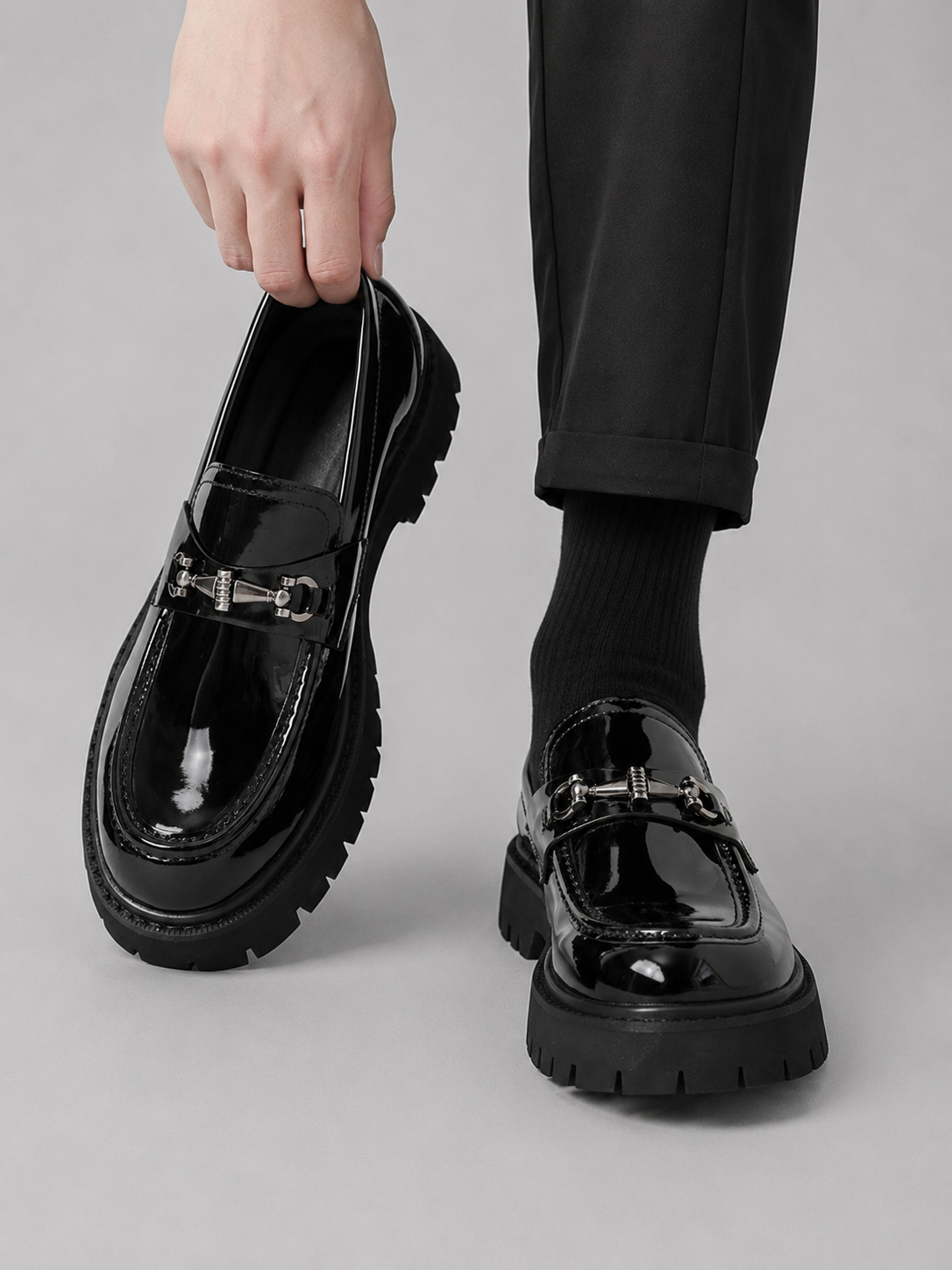 Men's Chunky Sole Loafer Sneakers