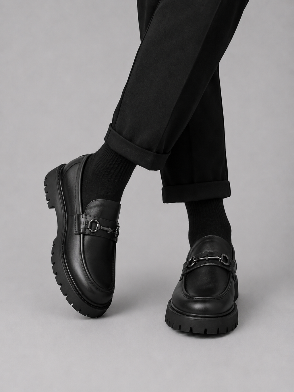 Men's Chunky Sole Loafer Sneakers
