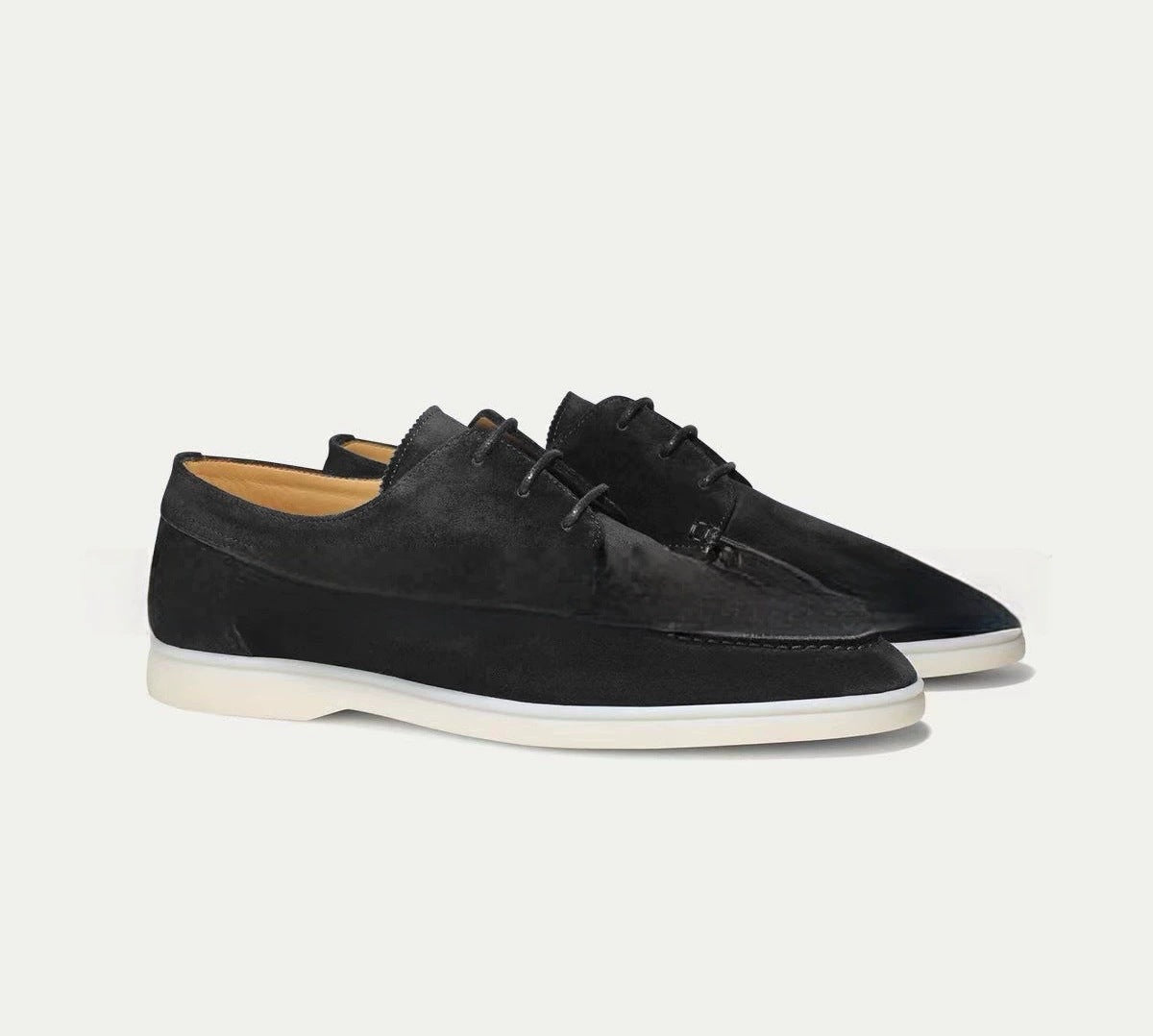 Men's Suede Lace Up Loafers