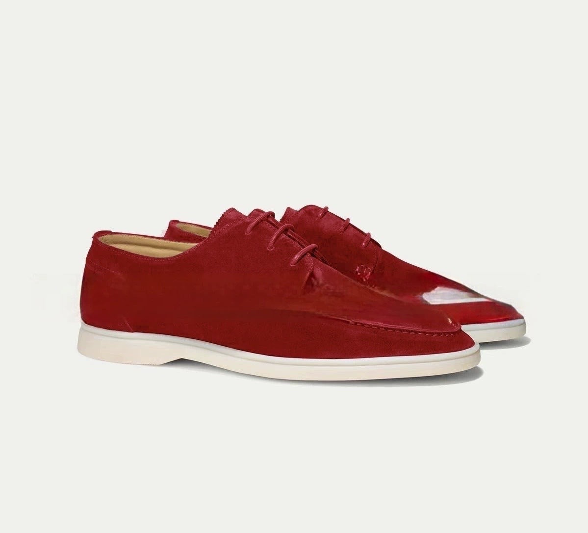 Men's Suede Lace Up Loafers