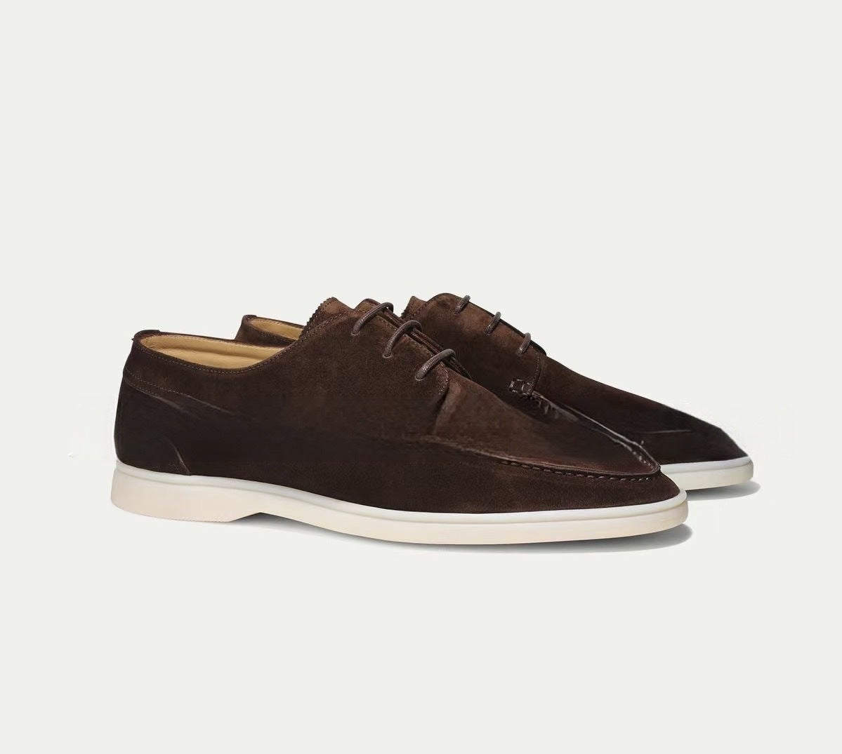 Men's Suede Lace Up Loafers